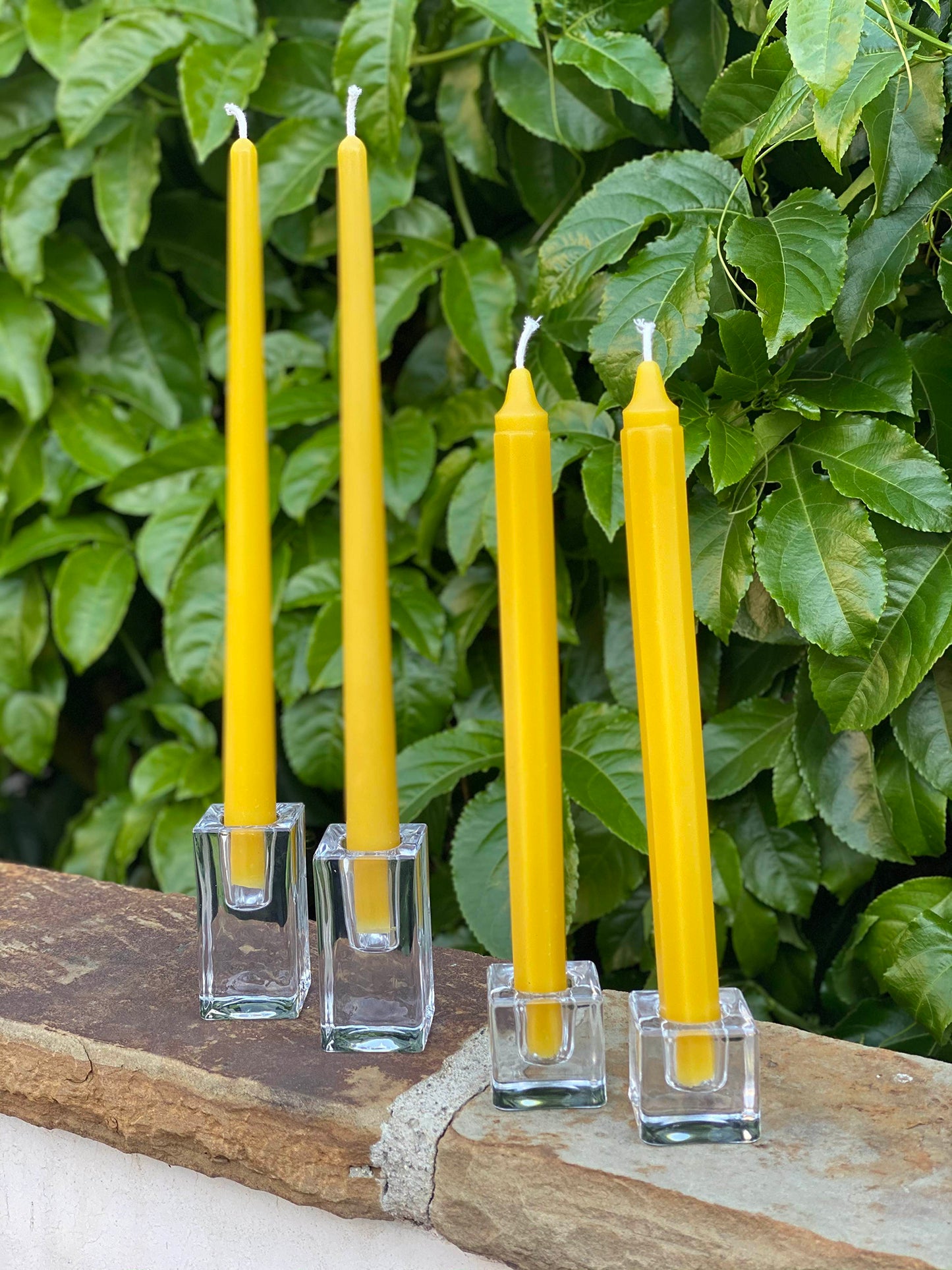 Octagon Beeswax Taper Candles
