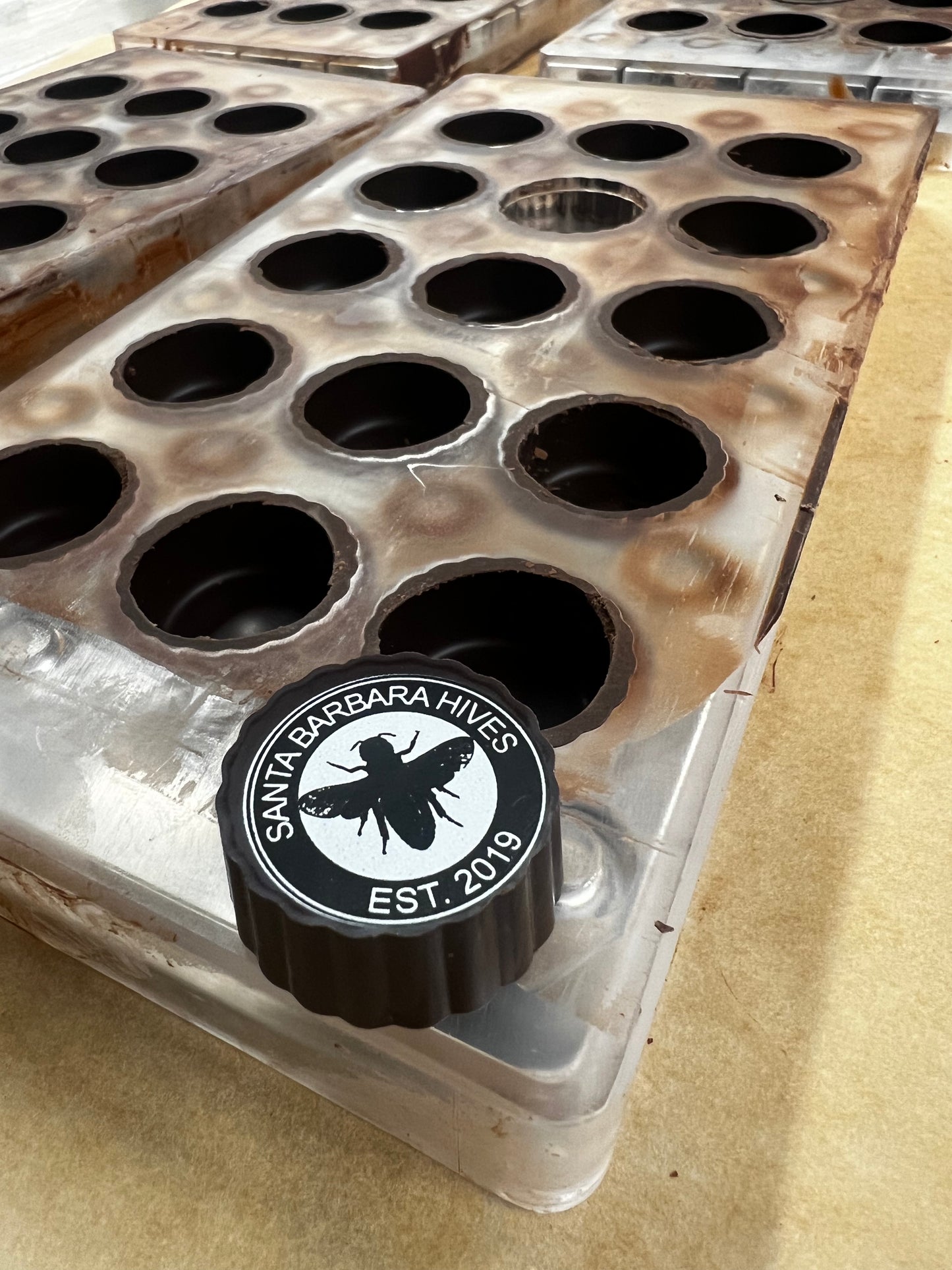 Chocolate Caramels by Jean Michel Carré with Santa Barbara Hives Honey